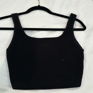 Aritzia sculpt knit top